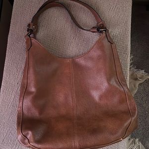 Realer faux leather hobo bag